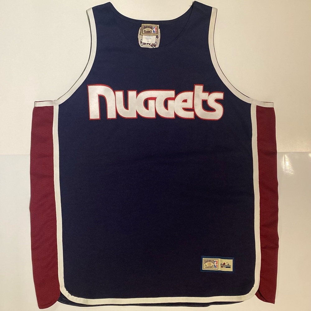 Majestic Hardwood classic 1978 alternate Denver Nuggets Retro Basketball Jersey